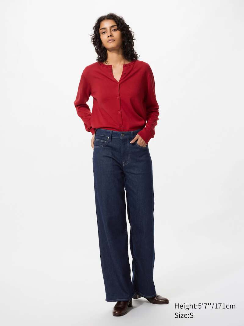 Джинсы широкие прямые ezy