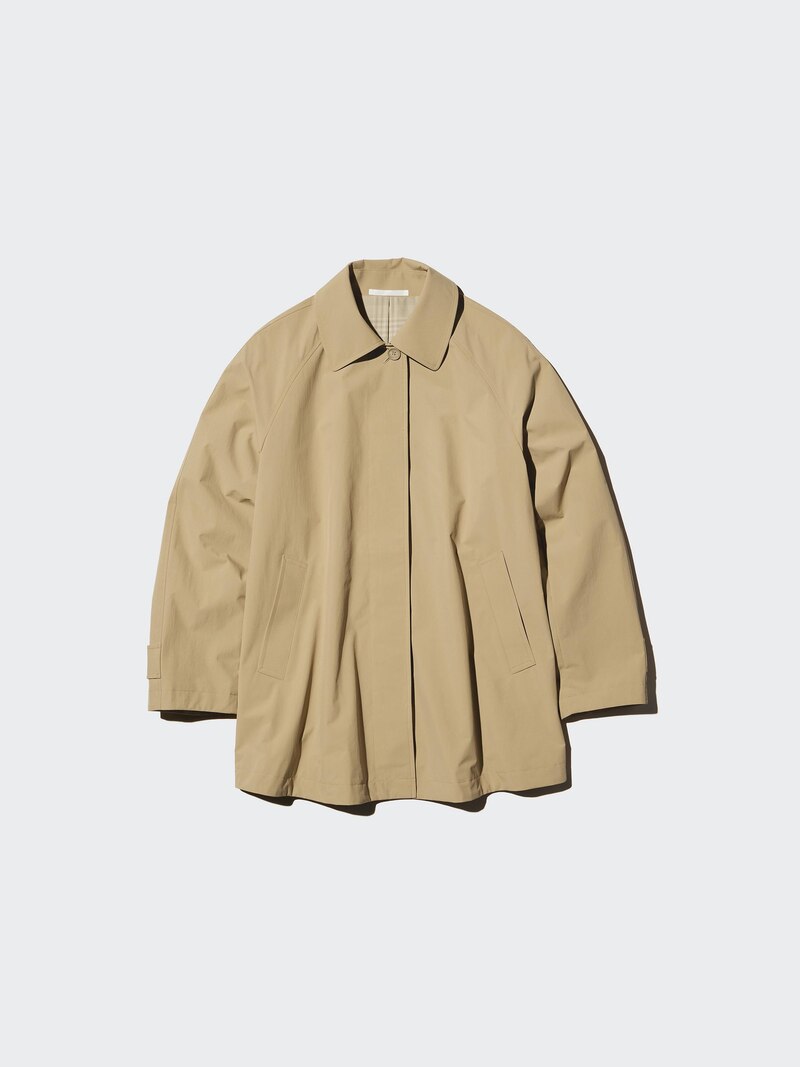 Пальто короткое с застёжкой на одну пуговицу (свободного кроя)