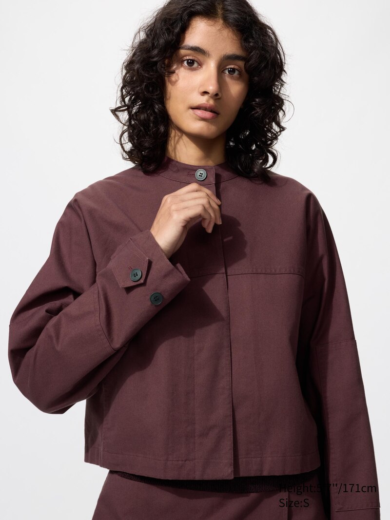 Хлопковый короткий куртка