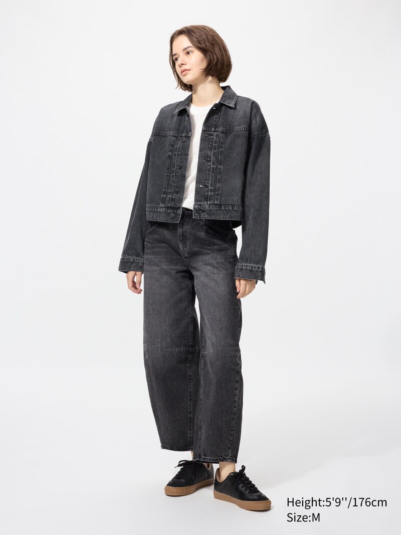 Джинсовая короткая куртка