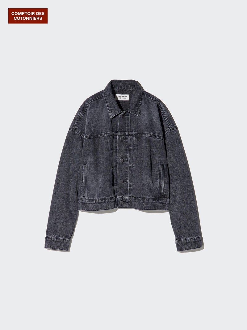 Джинсовая короткая куртка