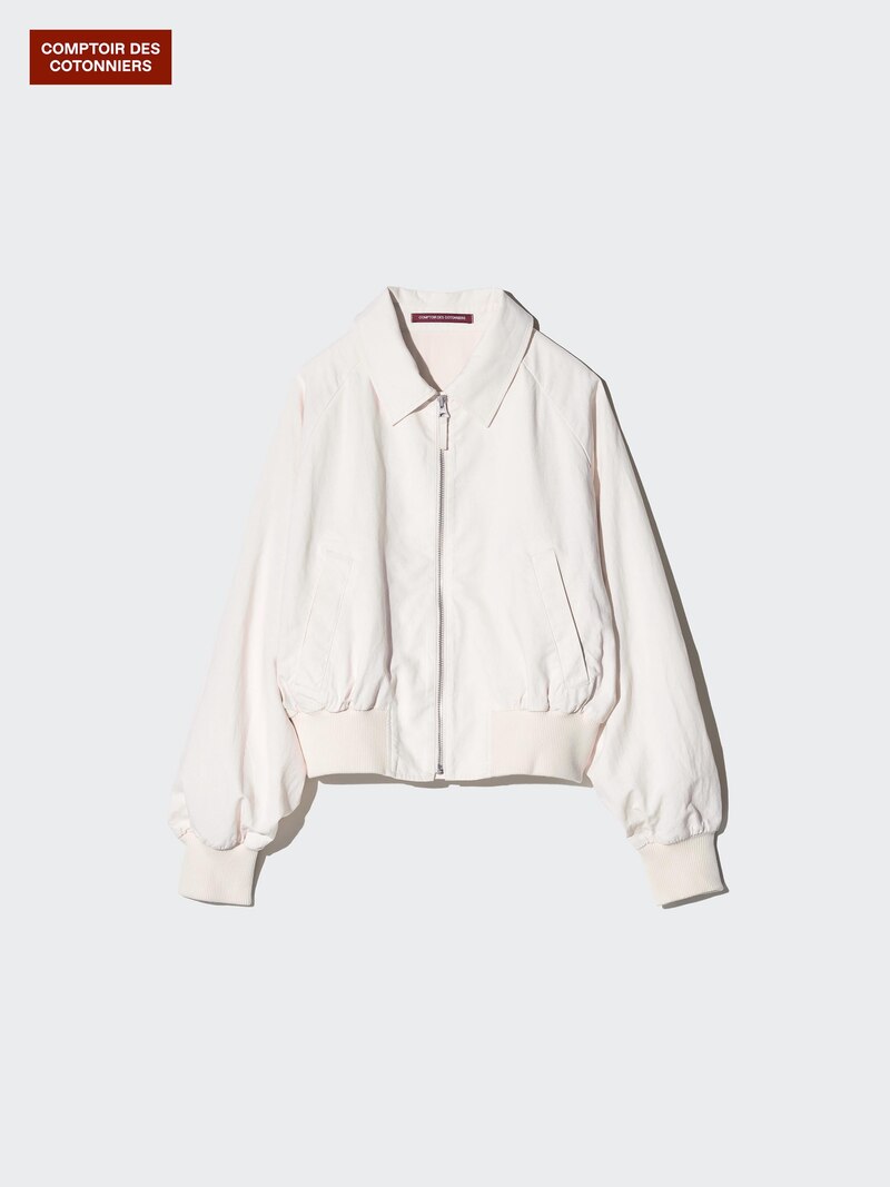 Вискозно-ленковый блузон