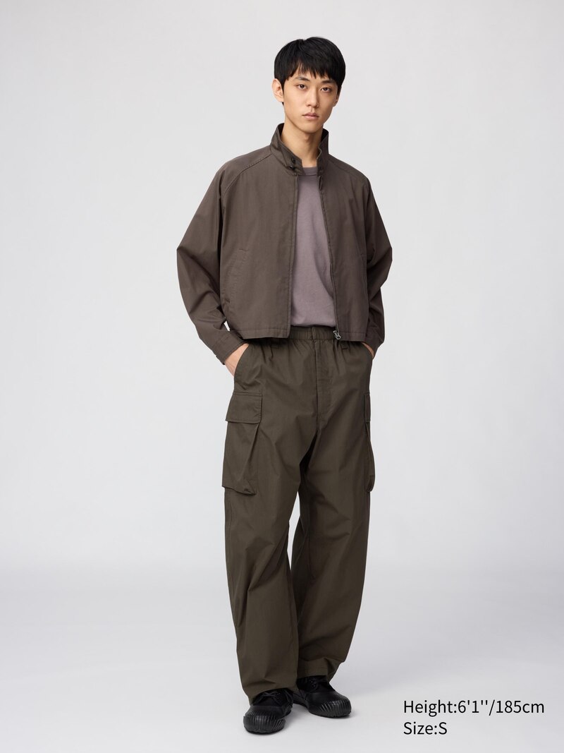 Куртка-бомбер из хлопкового смесового материала