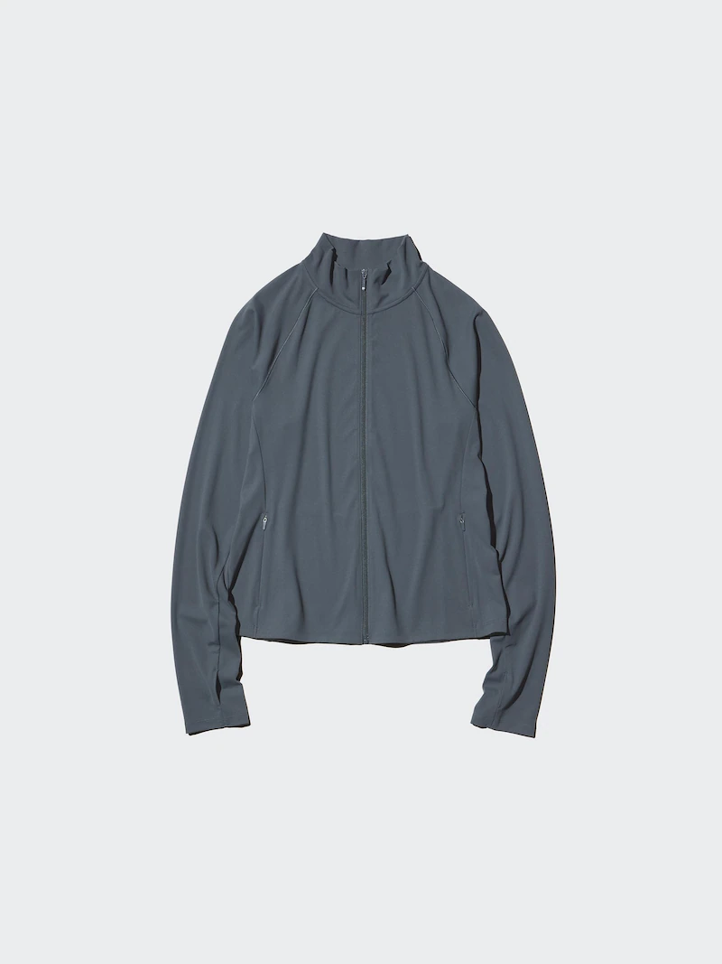 Ультраэластичная активная куртка с полной молнией