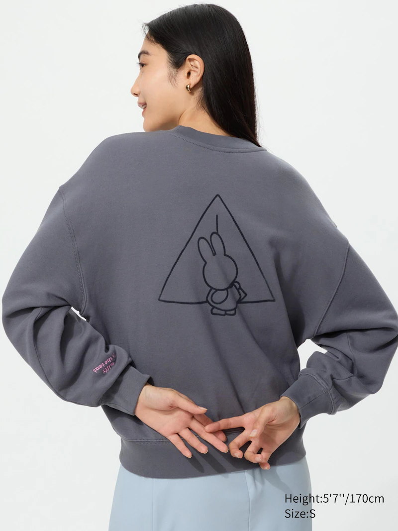 Свитшот с графическим принтом miffy in bloom ut