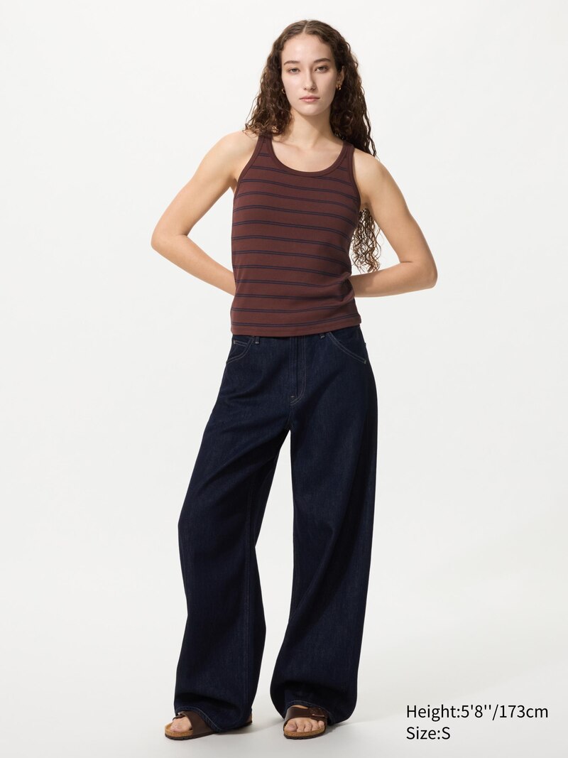 Топ-бюстье с застежкой на спине (в полоску)