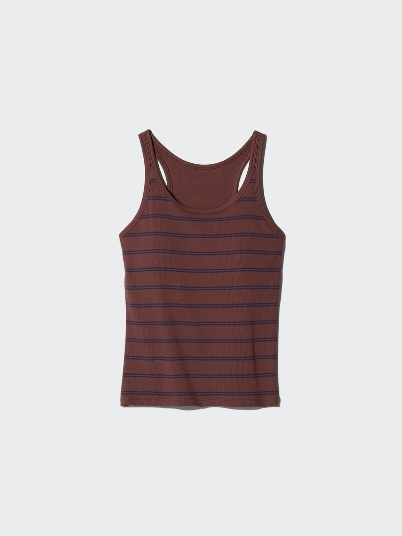 Топ-бюстье с застежкой на спине (в полоску)