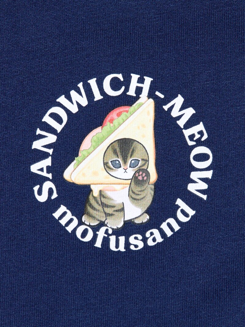 Футболка с графическим принтом mofusand ut