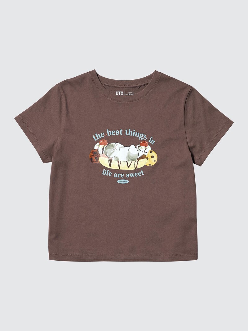 Футболка с графическим принтом mofusand ut