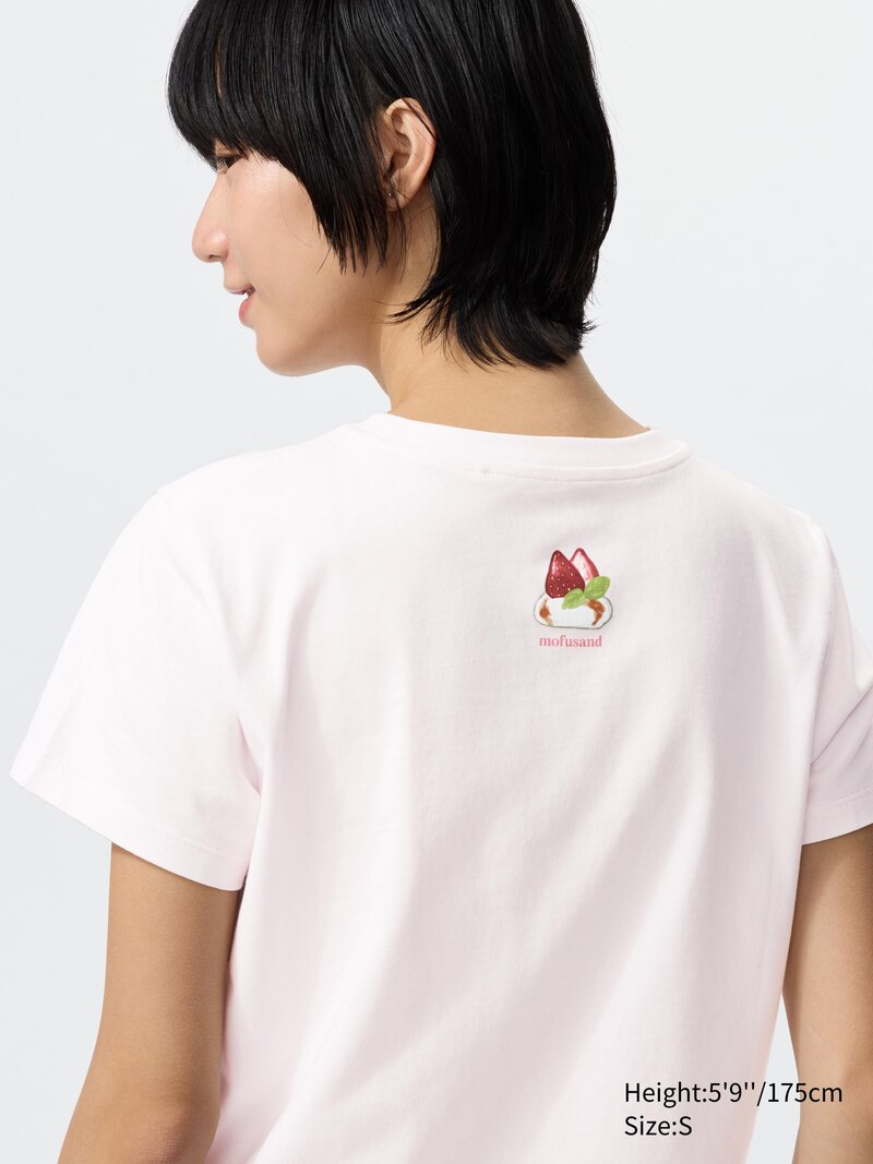 Футболка с графическим принтом mofusand ut