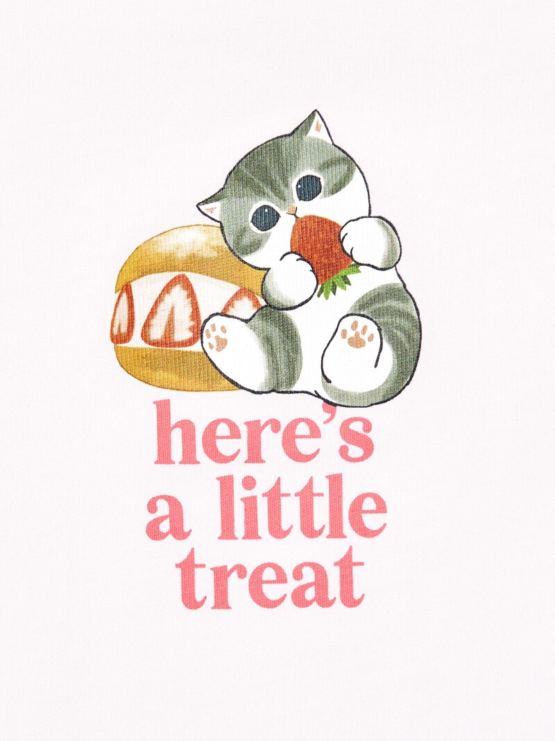 Футболка с графическим принтом mofusand ut