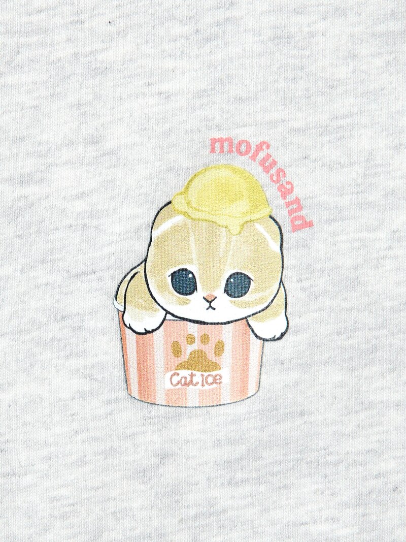 Футболка с графическим принтом mofusand ut