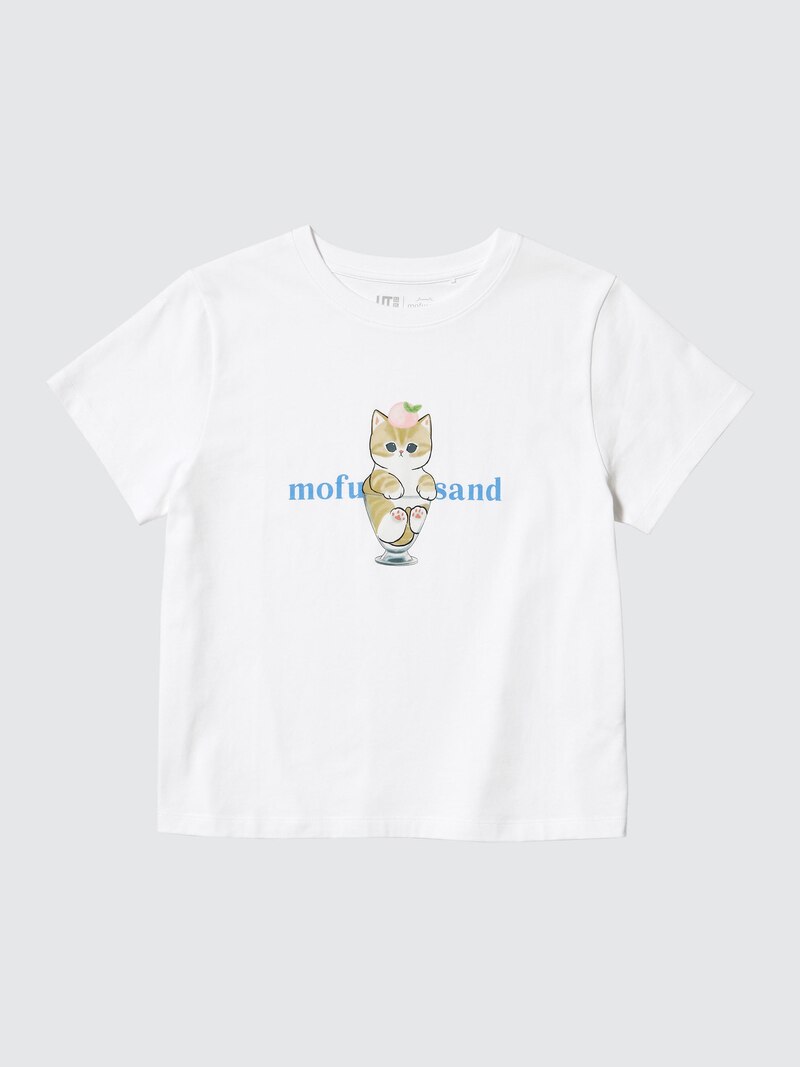 Футболка с графическим принтом mofusand ut