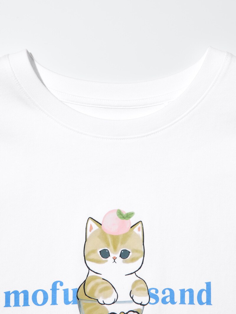 Футболка с графическим принтом mofusand ut
