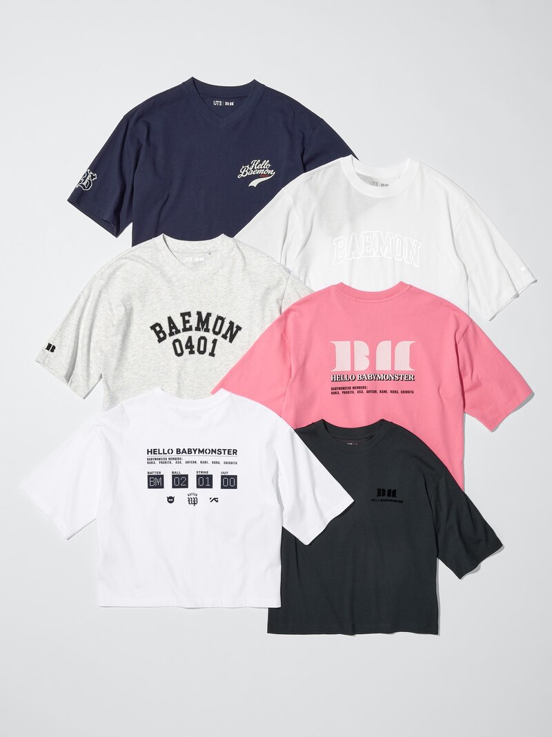 Футболка с графическим принтом babymonster ut