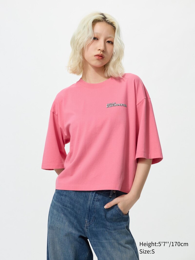 Футболка с графическим принтом babymonster ut