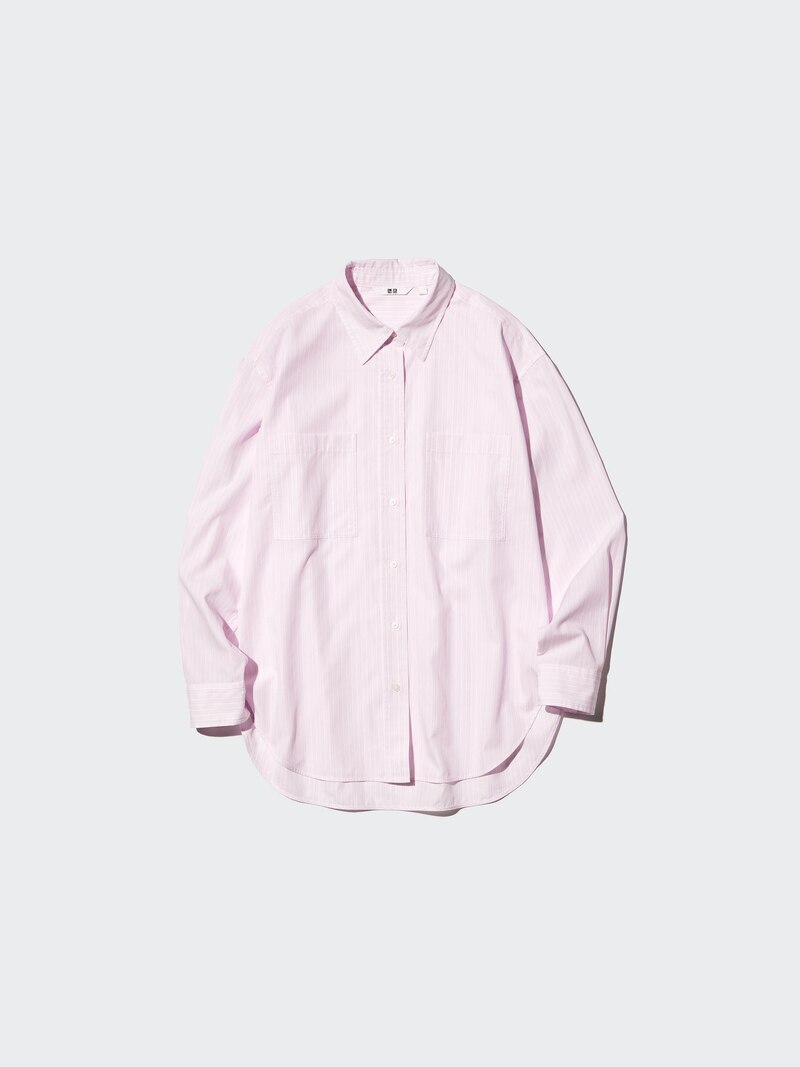 Хлопковая рубашка oversized