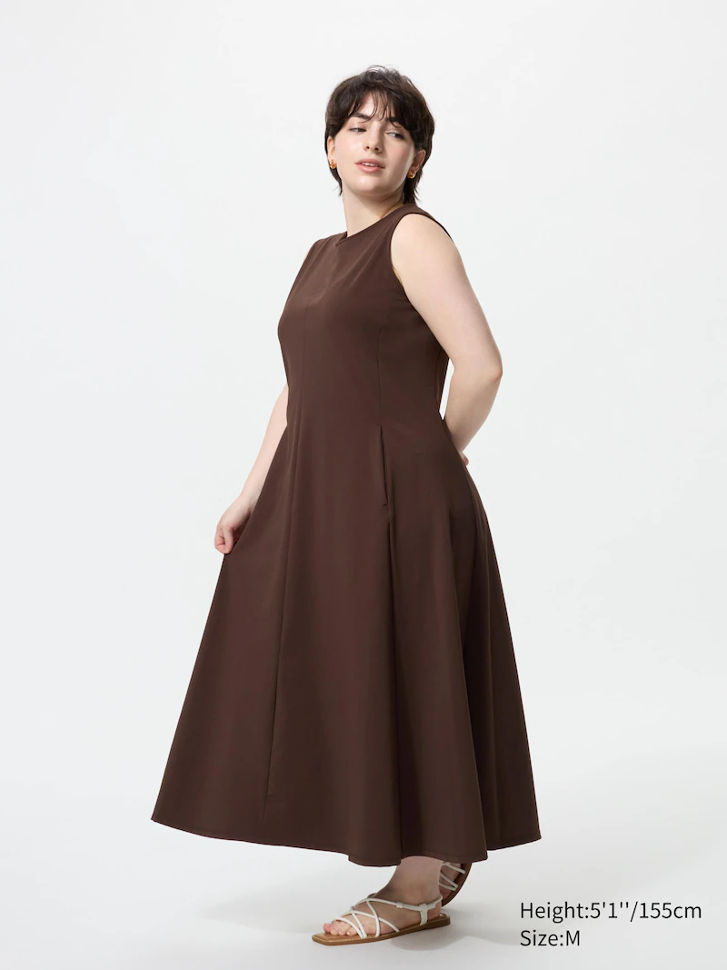 Платье из ультраэластичной ткани (без рукавов)