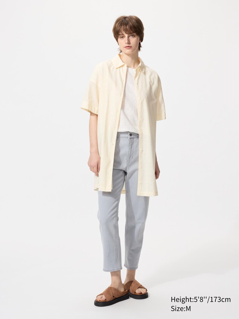 Хлопковое платье с вышивкой