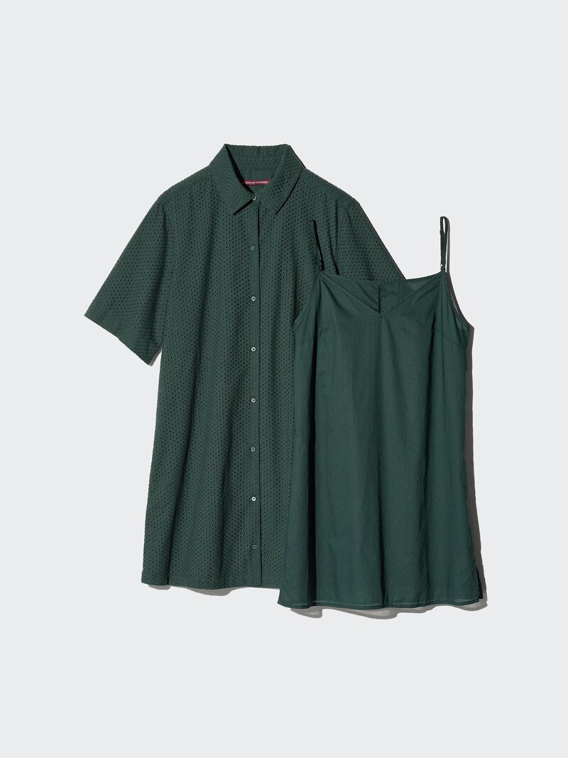 Хлопковое платье с вышивкой