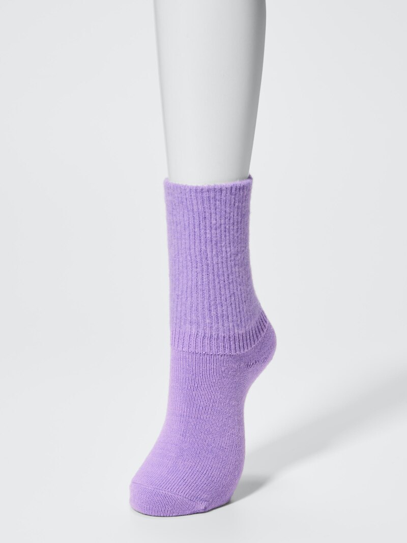 Носки heattech из воздушной пряжи soufflé