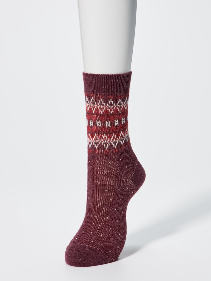 Носки heattech (fair isle)