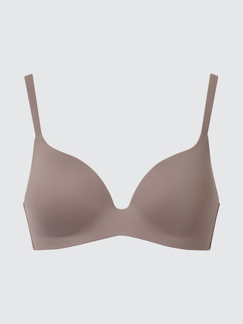 Беспроводной бюстгальтер (3d фиксация) - коричневый