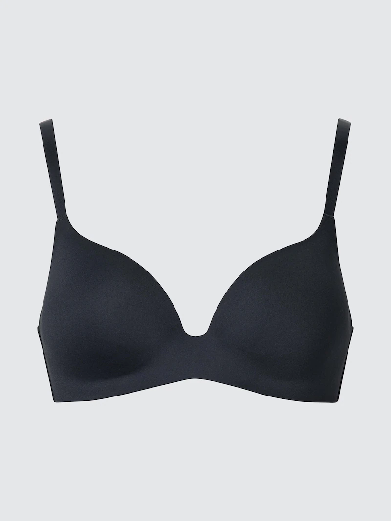 Беспроводной бюстгальтер (3d фиксация) - черный