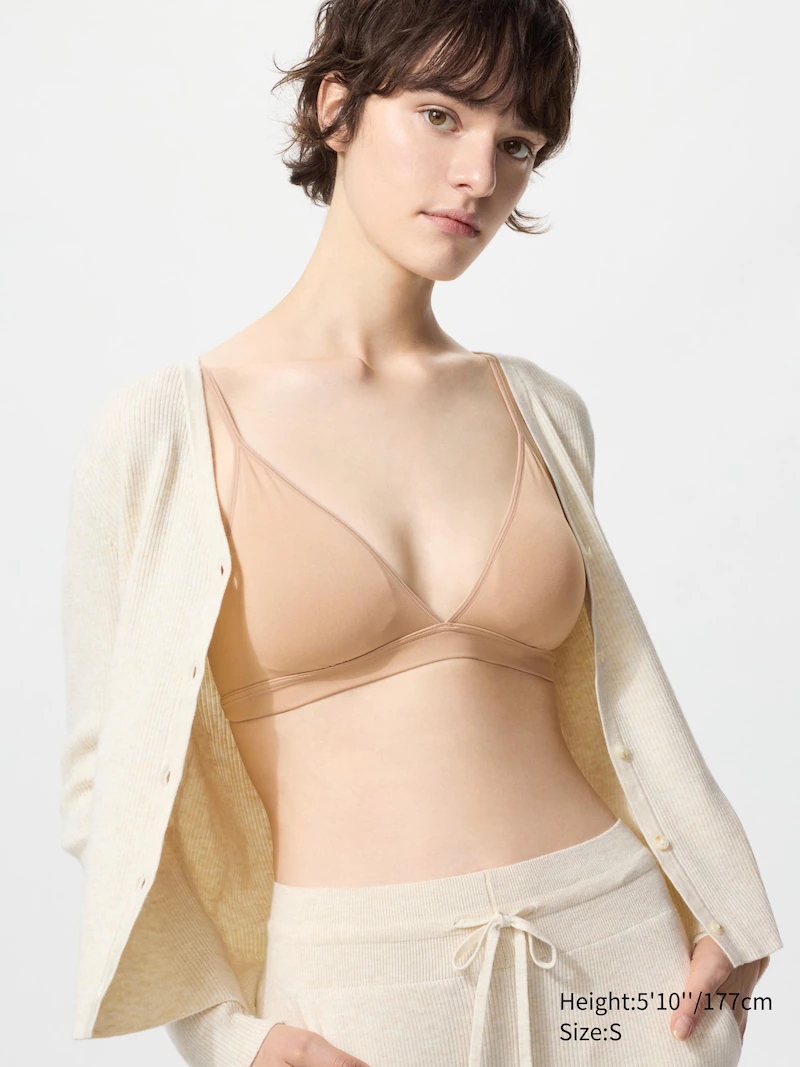 Беспроводной бюстгальтер (ультраэластичный, треугольный)