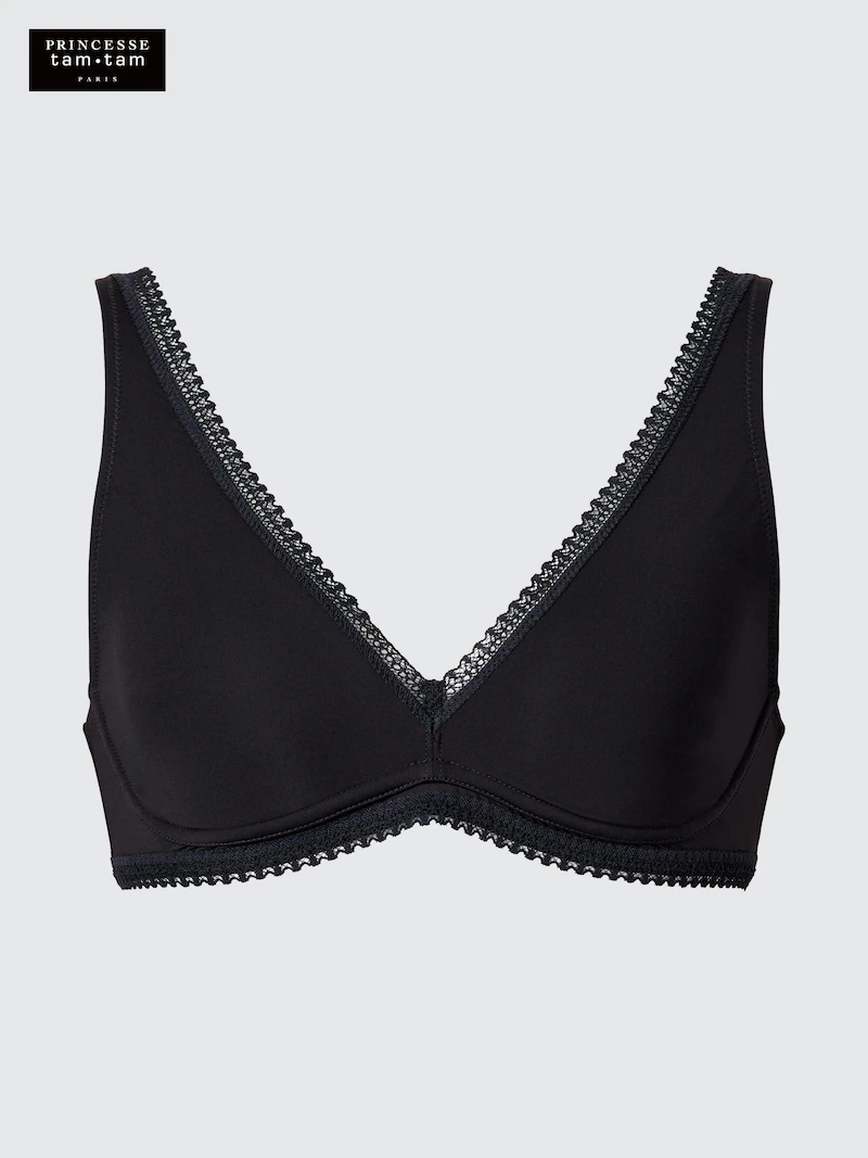 Бюстгальтер-трикутник из микрофибры без проволоки