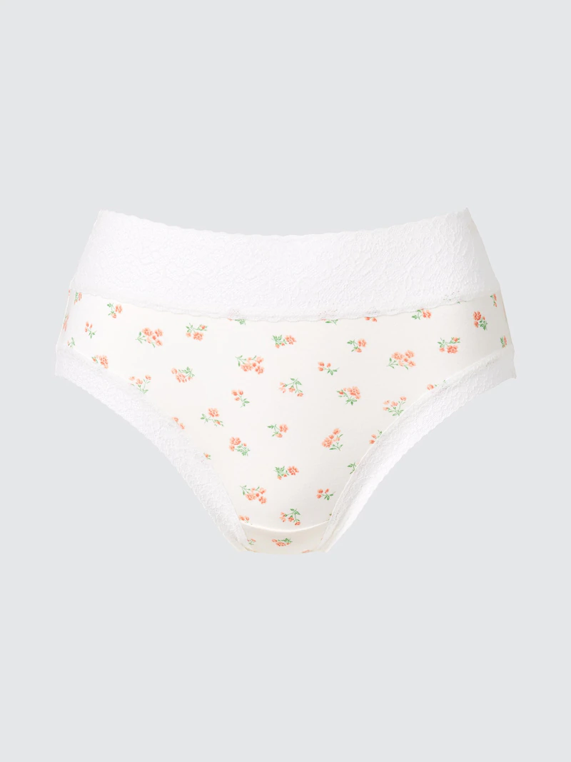 Трусы (высокая посадка, цветы)