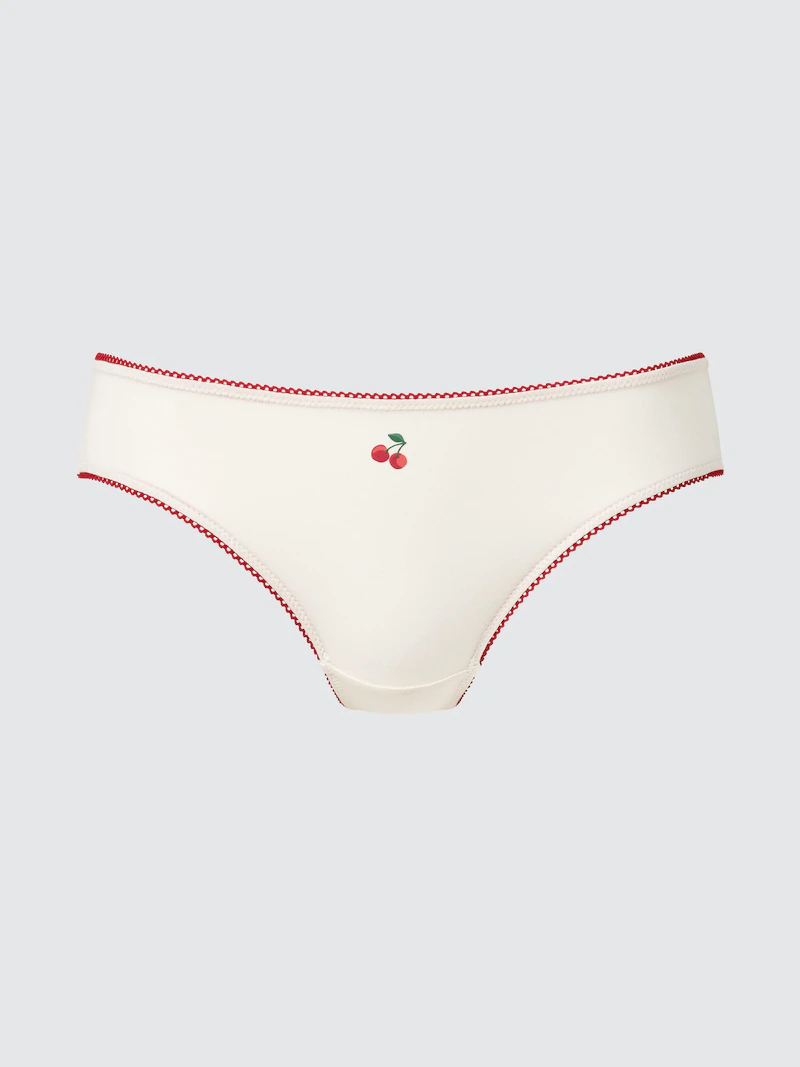 Трусы-бикини (вишня)
