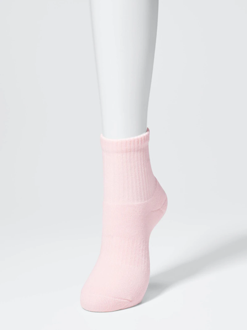 Носки (короткие с ребристым узором и ворсистой поверхностью, 3 пары)