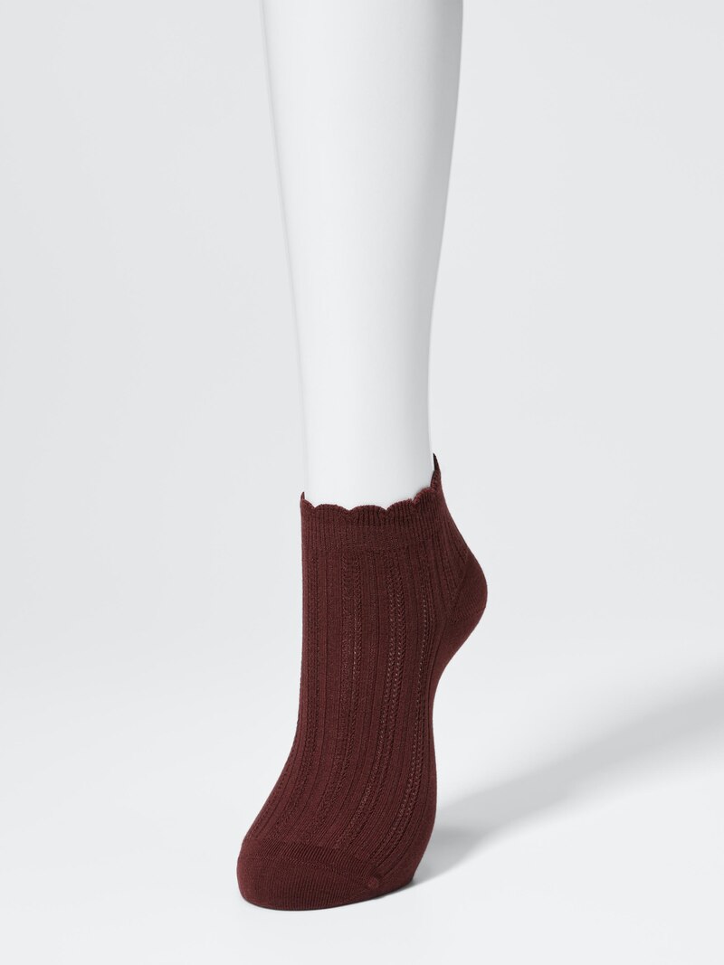 Низкие носки (3 пары, оборка)