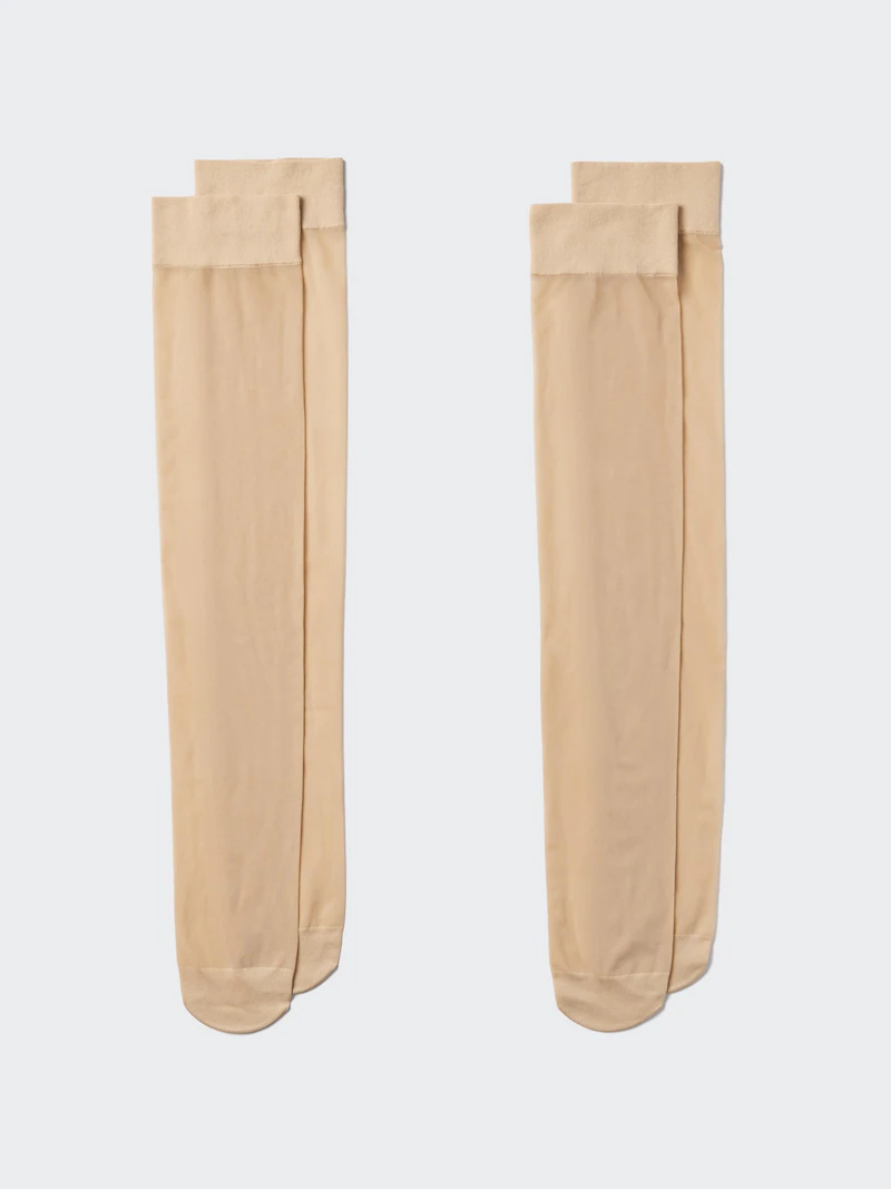 Прозрачные колготки до колена (2 пары)