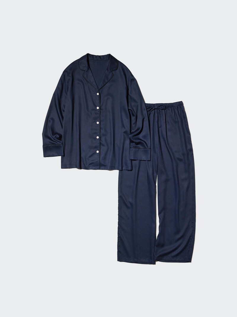 Сатиновые пижамы (длинный рукав)