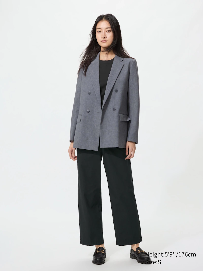 Хлопковые укороченные брюки свободного кроя (длинные)