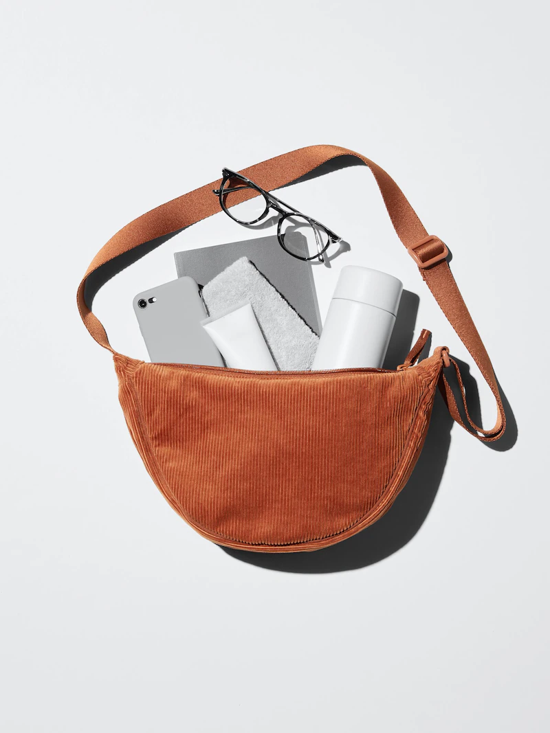 Сумка мини на плечо (вельвет)