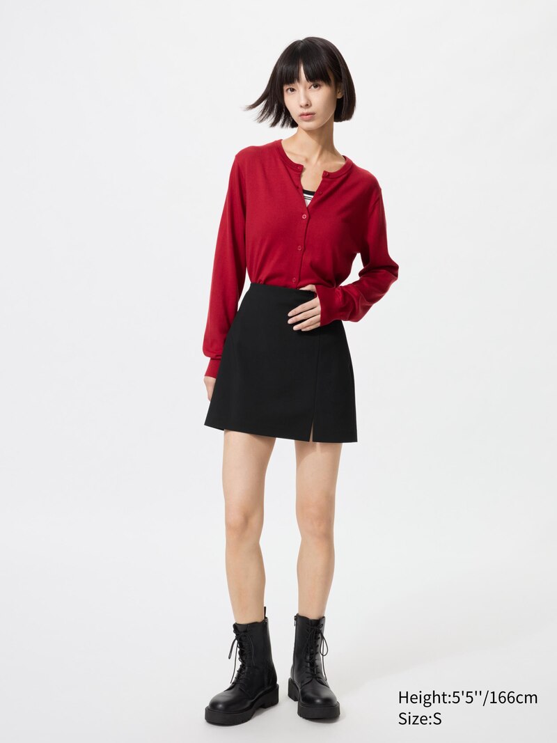 Юбка-шорты с разрезом