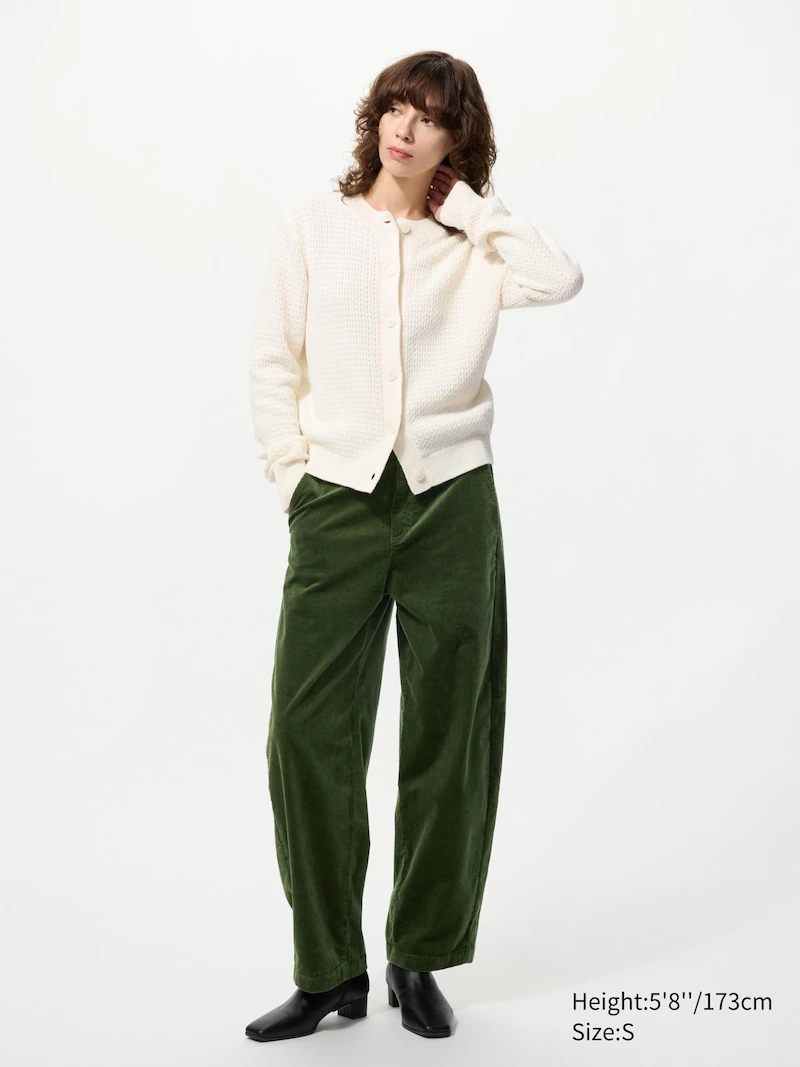 Кардиган с круглым вырезом из шерстяной смеси