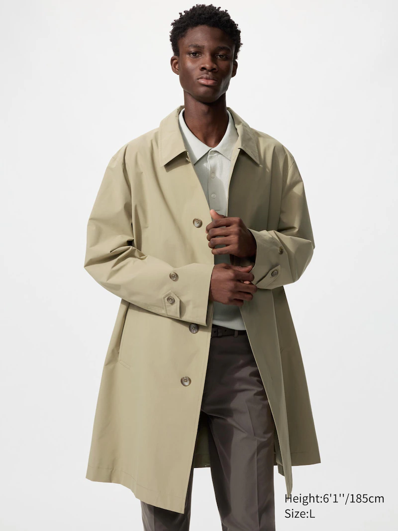 Пальто с застежкой на одну пуговицу