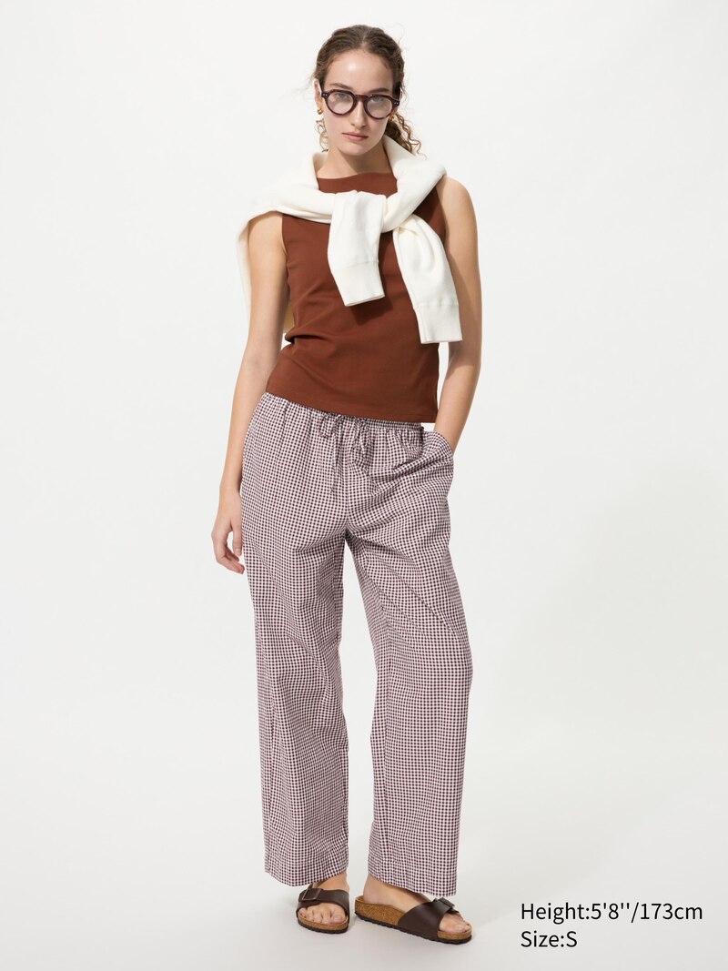 Легкие брюки (в клетку)