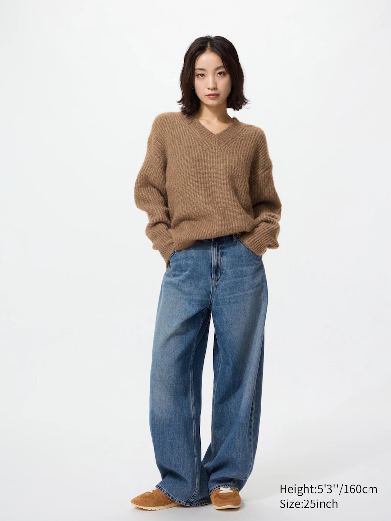 Джинсы baggy curve (короткие)