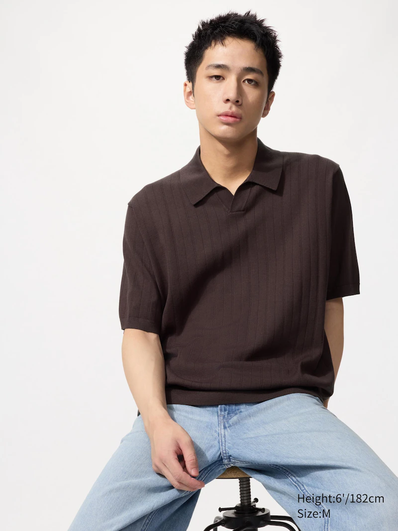 Поло-свитер washable knit skipper