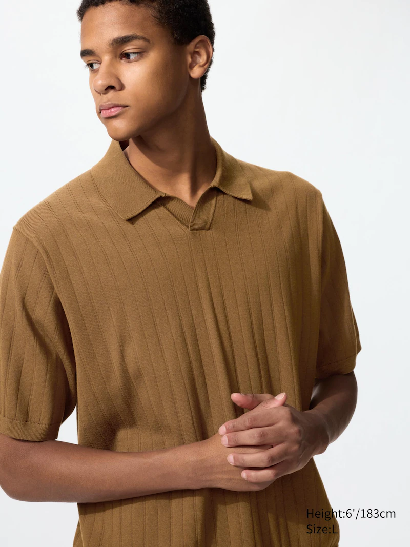 Поло-свитер washable knit skipper