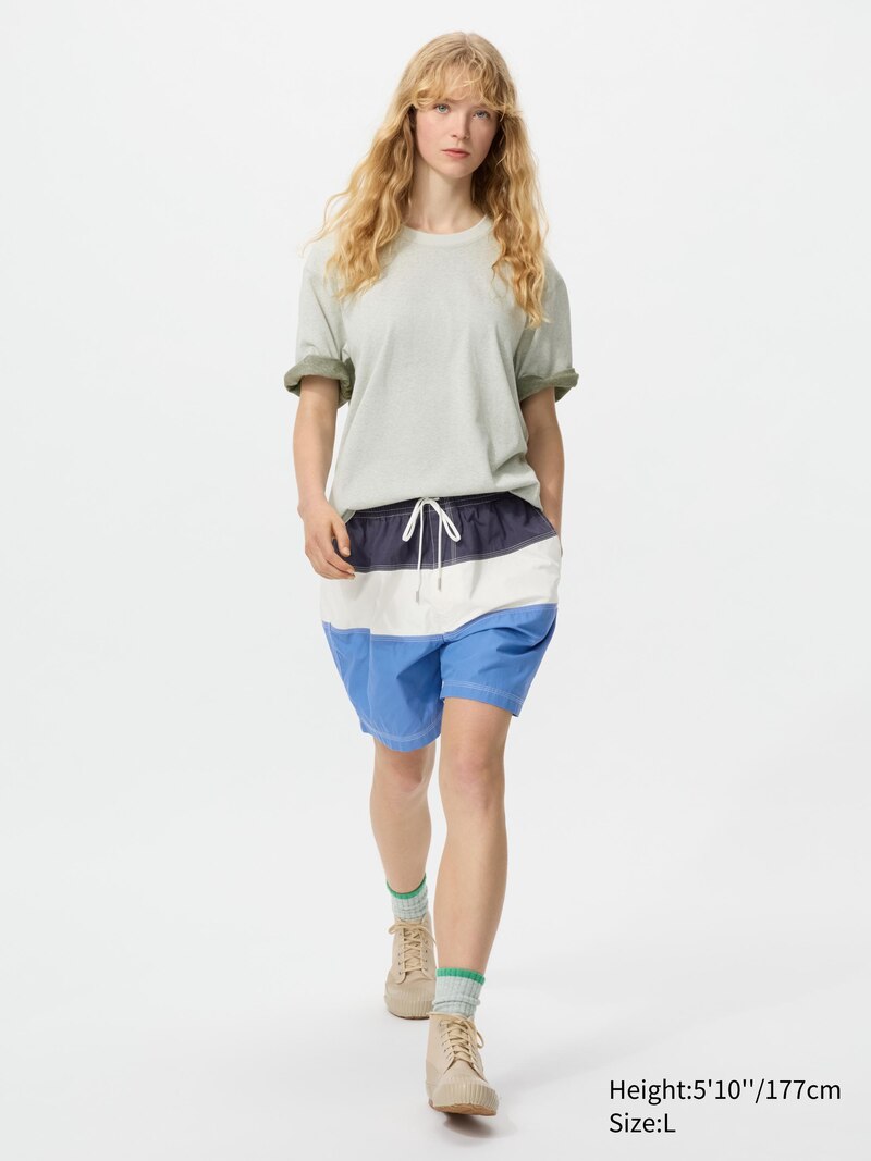 Шорты easy (цветовой блок)