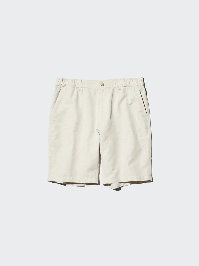 Шорты из льняной смеси