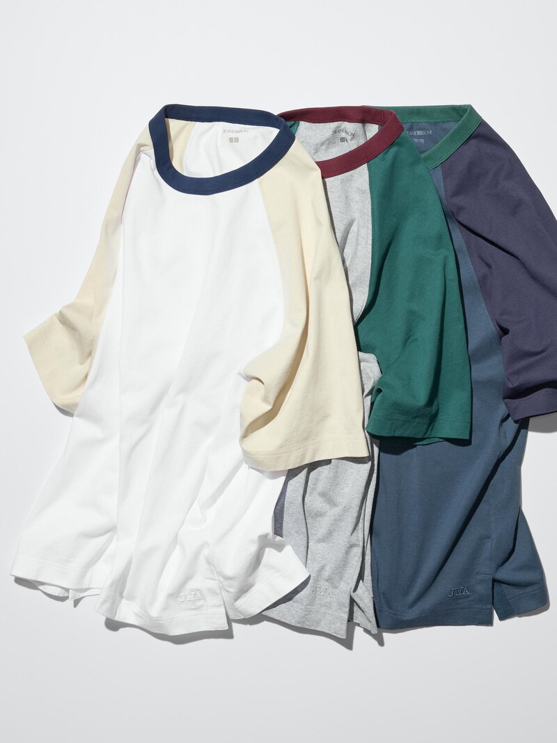 Футболка с регланами свободного кроя