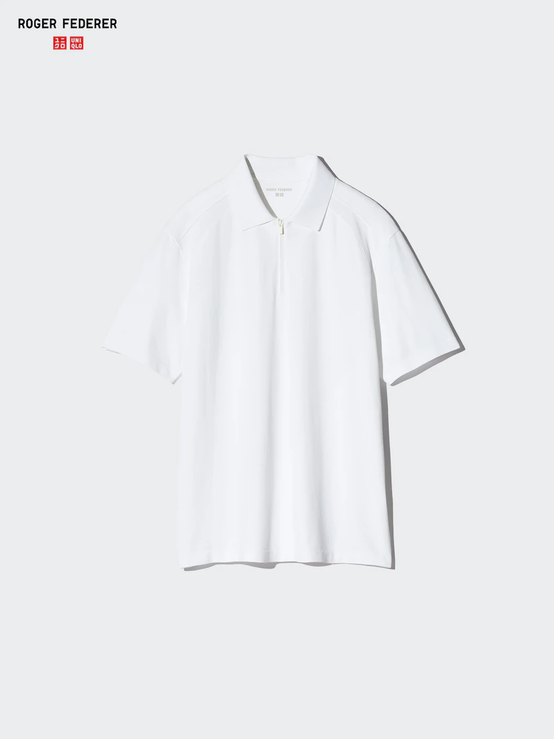 Поло с короткой молнией dry-ex