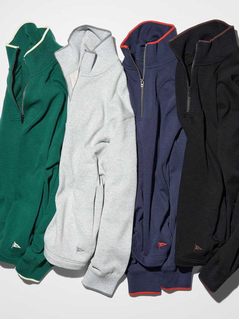 Толстовка с застежкой-молнией до половины